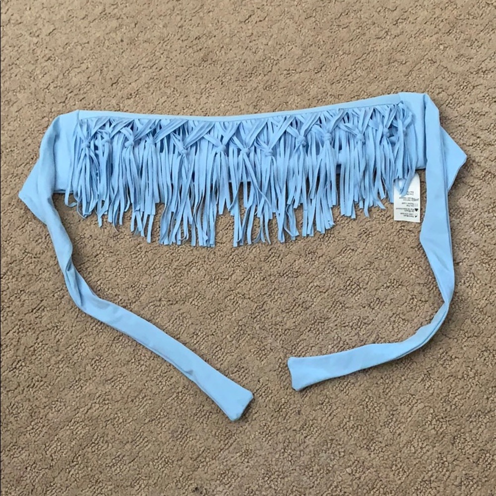 Fringe swim top